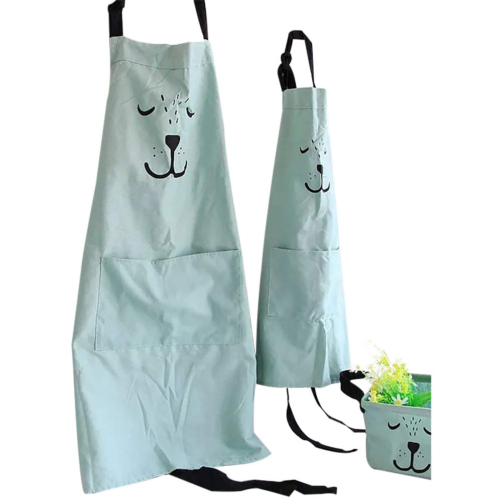 

Apron for Parents and Matching For Adults and For Set of [Lumierechat] Children, Pair, Bear, Children, School, Nursery, Kindergarten, 2, a-b1516 (Небо