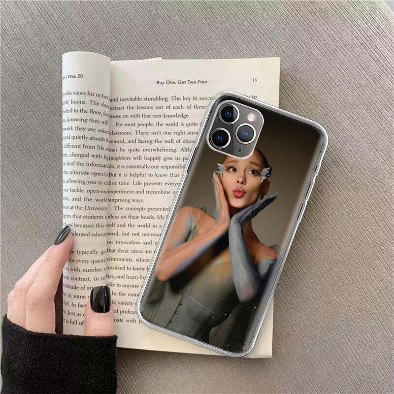 Ariana Grande Phone Case For Apple Iphone 12 13 Mini 14 15 Pro 17 Pro Max Air 11 16E 16 Plus Shell Cover Clear TPU Pro