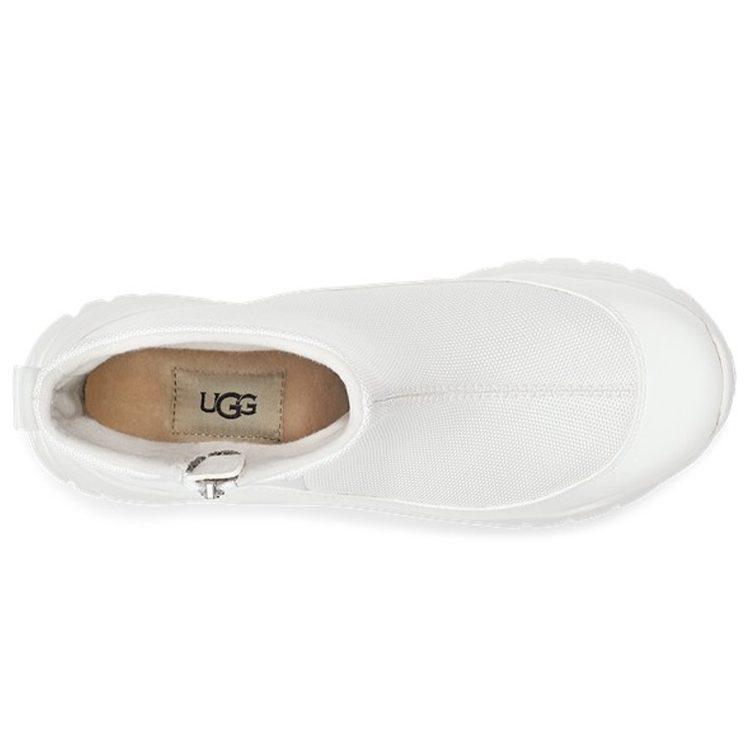 UGG Yose Zip Fleece Lined Snow Boots White Women's 1112329-WHT