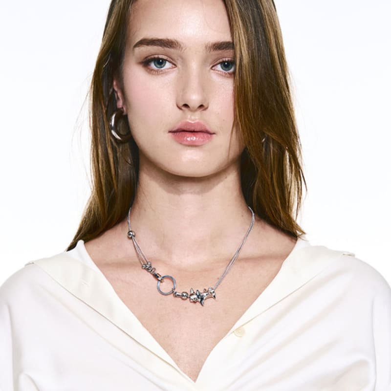 SENTIMENTS NO.622 [SILVER] NECKLACE