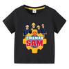 Anime Kids Tee Shirts Fireman Sam Graphic T Shirt for Boys Clothing Pop Hot Sale Girls Short Sleeved Tshirt Funny Kid Y2k Tops