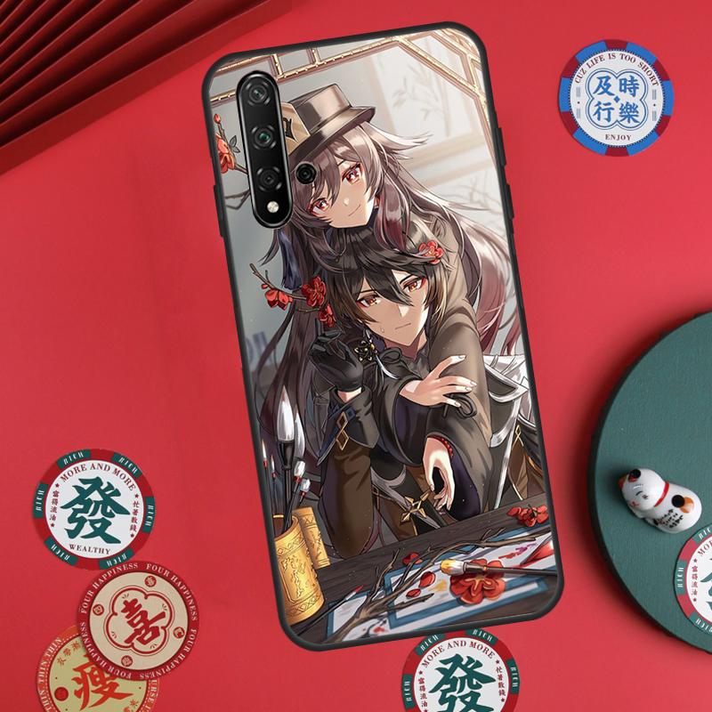 Genshin Impact Zhongli For Huawei Nova 11 Pro 9 10 SE Y60 Y70 Y90 Y61 Y91 Y72 Y73 12i 11i 8i P20 P30 P40 Lite Case