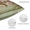 Roses French Shabby Chic Square Pillowcase Polyester Linen Velvet Pattern Zip Decor Pillow Case Sofa Seater Cushion Cover 18"