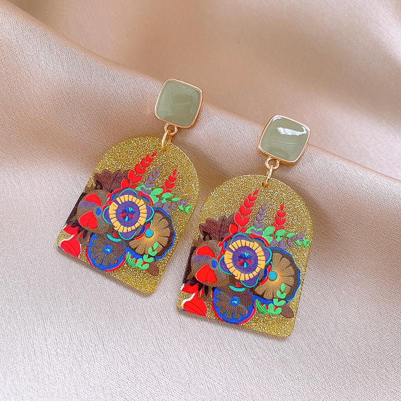 

Модные белые серьги-цветы, универсальные серьги для поездок на работу, милые и изысканные серьги.