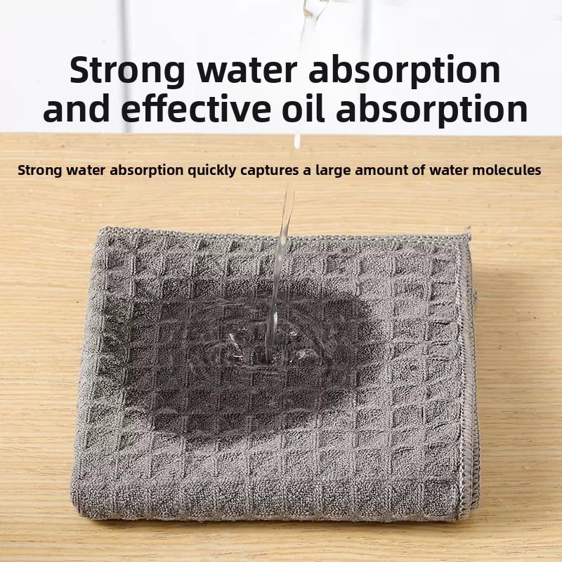  Waffle Cleaning Cloth for Commercial Coffee/Tea Shops and Household Use