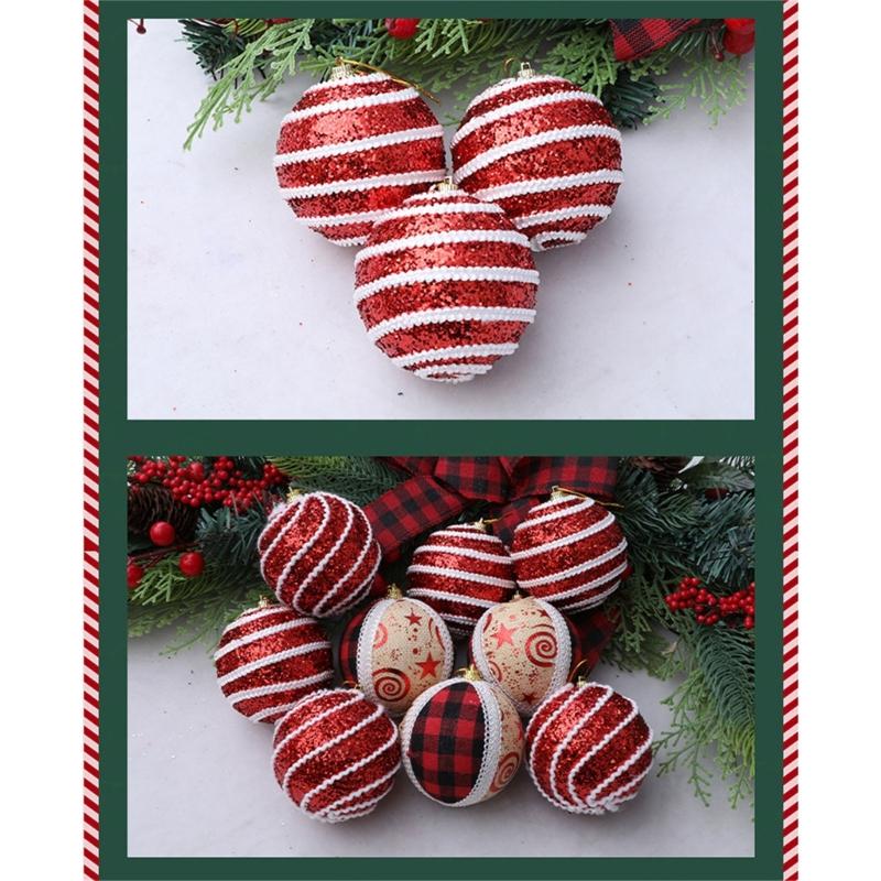 Christmas Tree Decorations Shimmering Christmas Balls Ornament Hanging Balls For Christmas Tree Home And Festival