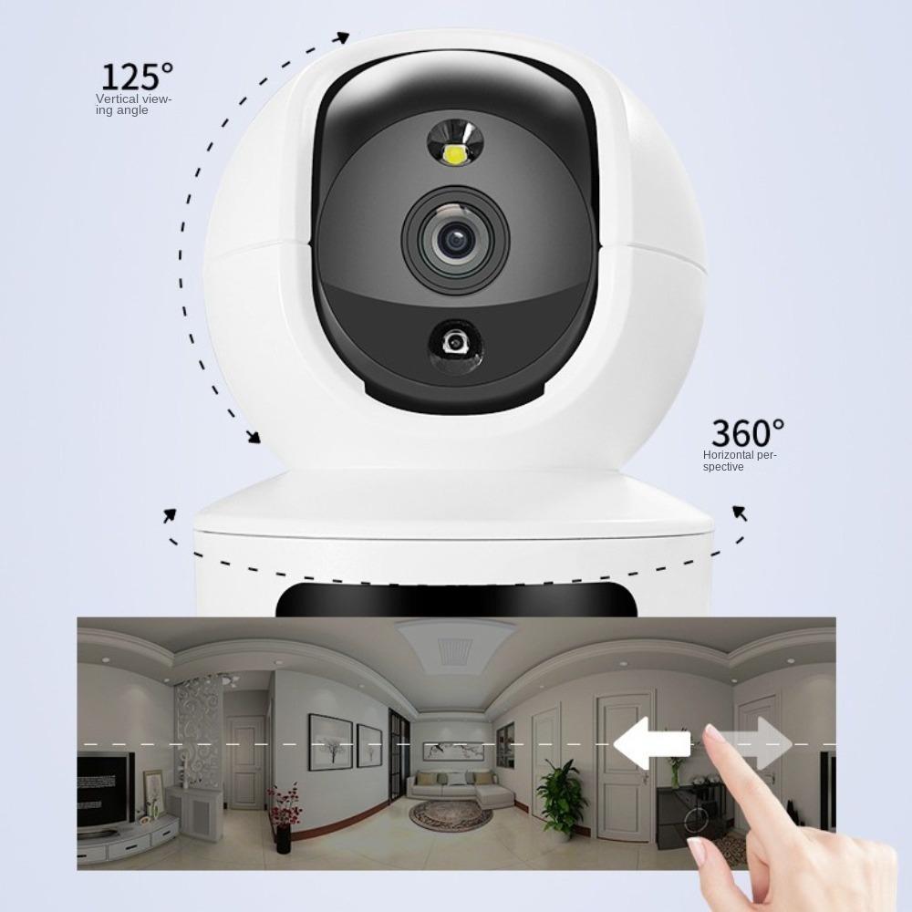 360° WiFi Indoor Camera 2-Way Talk Smart Baby Monitor Camera  For Home Security