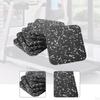 6 Anti-vibration Running Mats, Rubber Pads for Exercise Equipment, Static Pads.