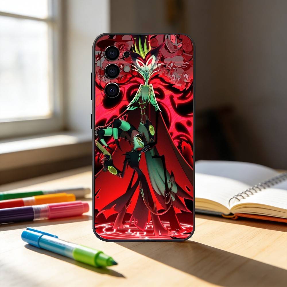 h-Helluva Boss Блитцо Чехол для телефона Samsung S25, S24, S21, S22, S23, S30, Ultra, S20, Plus, Fe, Note, 10, 9, 5G Черный Чехол Samsung S30Ultra5G