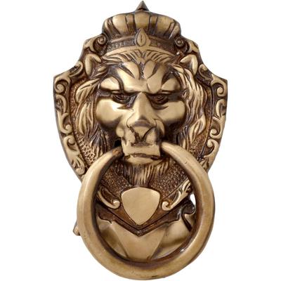 Latest Victorian Brass Door Knocker, Lion Door Knocker, Door Knockers for Main Door, Antique Brown, Standard, Pack of 1