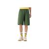 Li Ning Life Series Sport Minimalist Solid Color Elastic Letter Casual Shorts Men shorts Dark-Wilderness-Green AKSV529-3