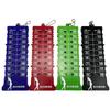 4-color Golf Scorer,Portable Rectangular Golf Stroke Counter 18 Holes Plastic Golf Accessories