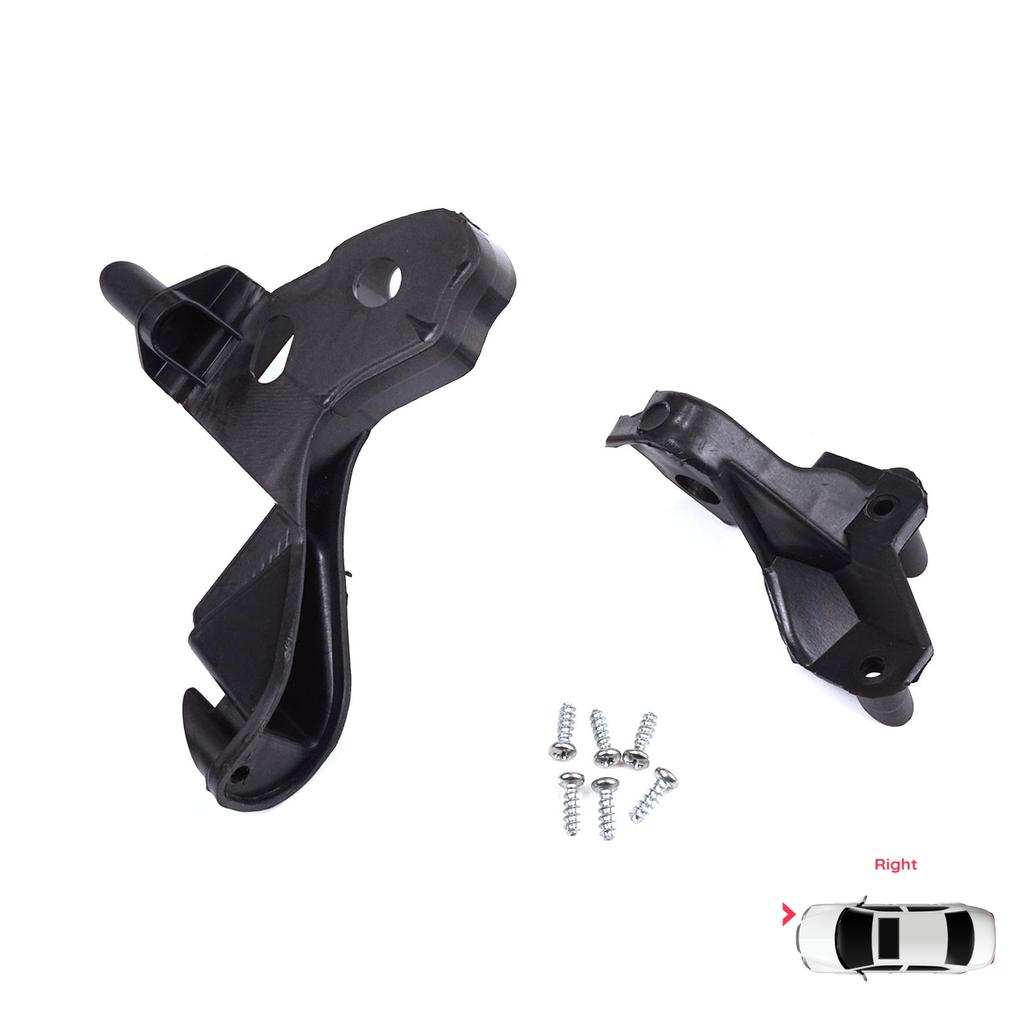 BHL574-2 Headlight Holder Mount Repair Bracket Tab Set Right Side for Citroen C4 MK2 B7 NC 2009-2018 DS4 MK1 NX 2010-2015 6212H0
