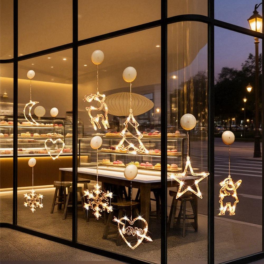 4pcs LED String Lights Room Party Festival Decorative Lights 3 AAA Batteries Powered