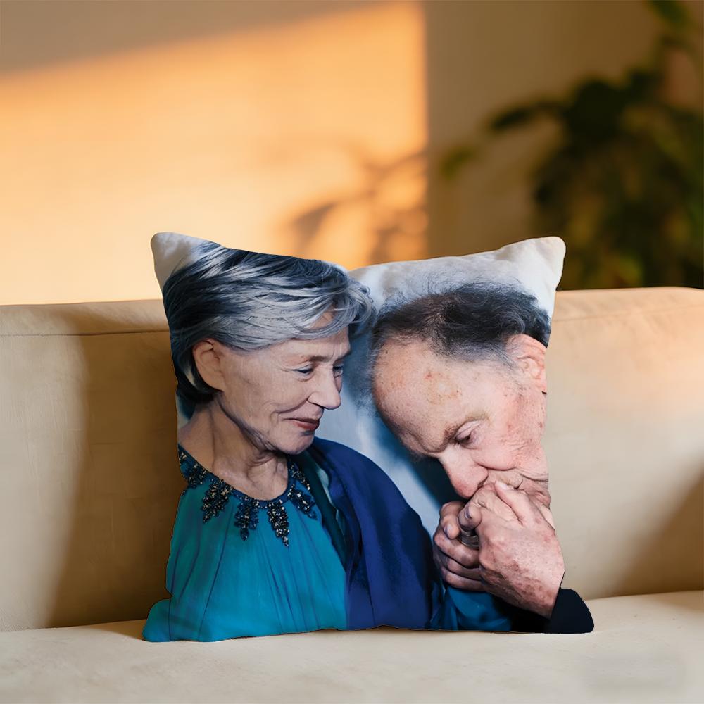 

Amour Cushion Cover Cozy Velvet Throw PillowSoft Warm Cushion For Sofa Bed 30X30cm