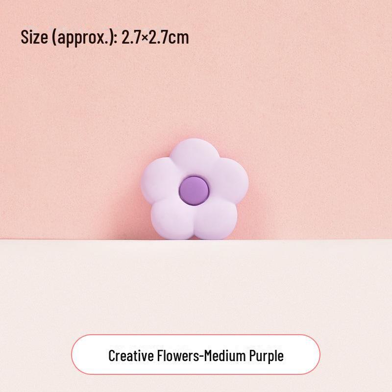 

Креативные мультяшные цветочные смоляные аксессуары для чехлов для телефонов и заколок для волос своими руками medium фиолетовый