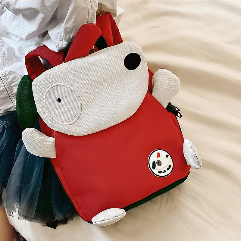 Kindergarten Schoolbag 1-3-5 Years Old Boys And Girls Anti-lost Children Small Backpack Color Contrast Backpack