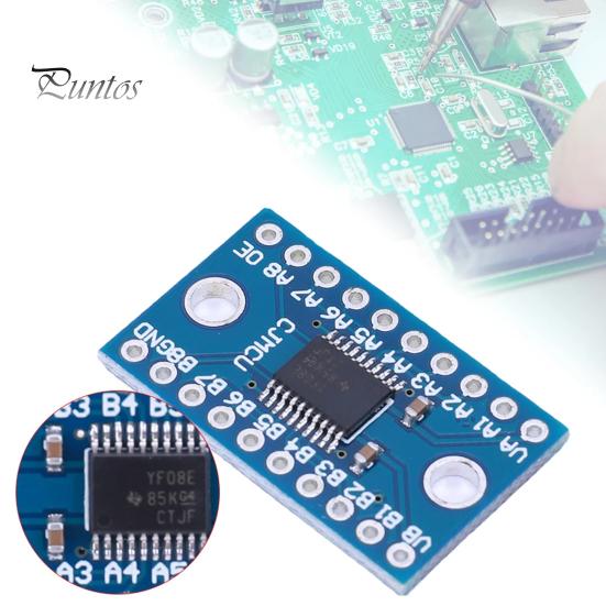 Moduladapter TXS0108E Bidirektionales Logik-Level-Shifter-Modul 3,3 V 5 V Spannungsumsetzung Hochgeschwindigkeitsmodul für