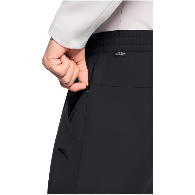 Anta Training Series Solid Color Mid-Rise Fashion Soft Breathable Versatile Straight-Leg Sports Pants Men Bottoms 952537507-4