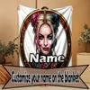 Custom Name Personalized Superhero Print Blanket, Home Decor, Bedroom, Sofa, Camping, Couch, Gifts for Birthday Christmas