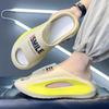 Slippers for Men's Summer New Style Anti-skid Thick Sole Sandals with Hollowed Out Comfortable Casual Beach Shoes