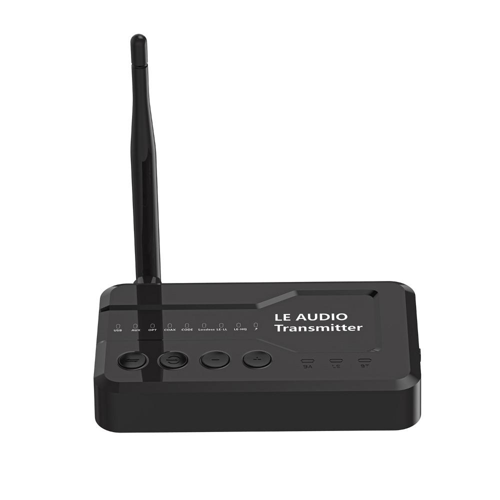 

LC3 LE Audio Transmitter Auracast Wireless Stereo Adapter Gaming Watching Music