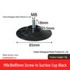 M4-M8 Transparente PVC-Saugnapf mit Gewindestange