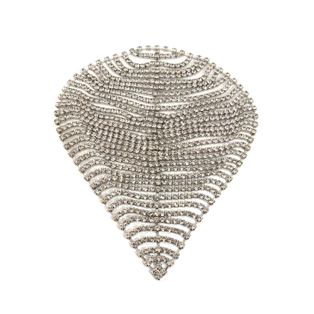 Glitter Shiny Headpiece Cap Bling Crystal Head Chain Multi-Layer Rhinestone Headband Performance