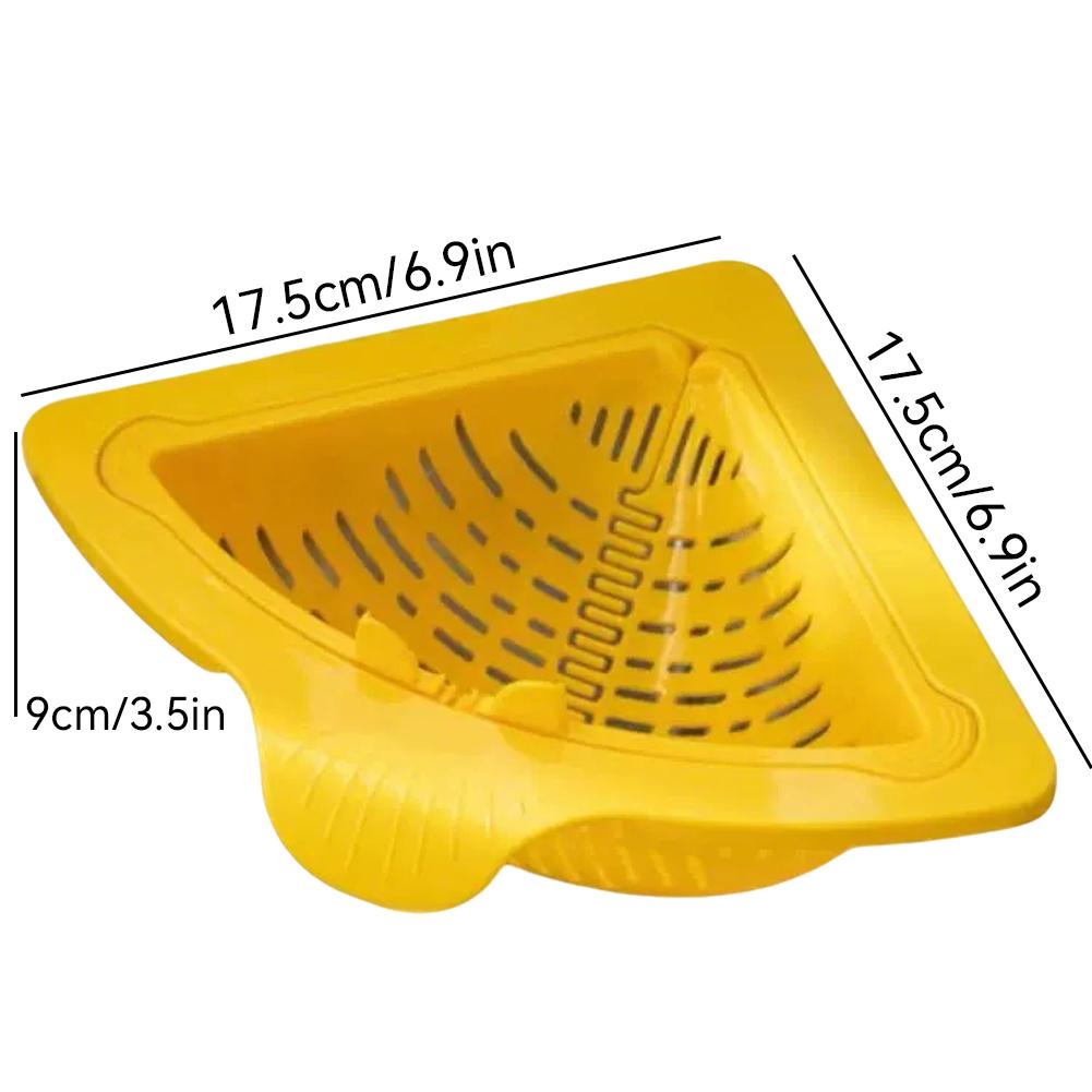 Magnetic Sink Drain Basket Triangle Vegetable and Fruit Drainage Basket Food Waste Filter Collector Kitchen Storage Organizer