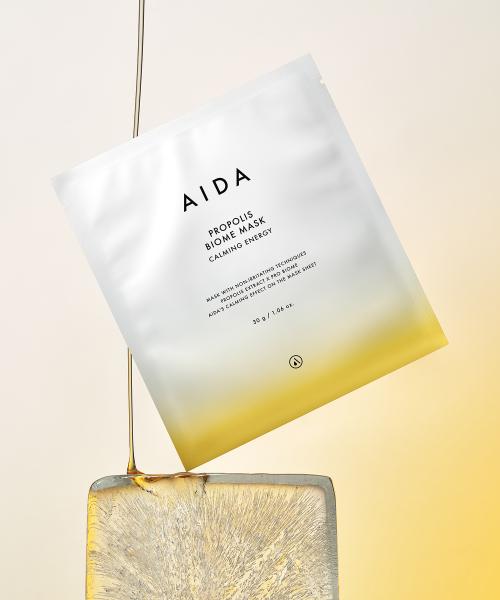 Aida Cosmetics Propolis Biome Mask Calming Energy [5 Sheets] 1 BOX (5 Sheets)