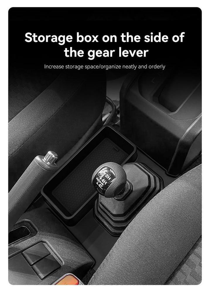 JIMNY Gear Shift Lever Side Storage Box Organizer for 24-26 Models