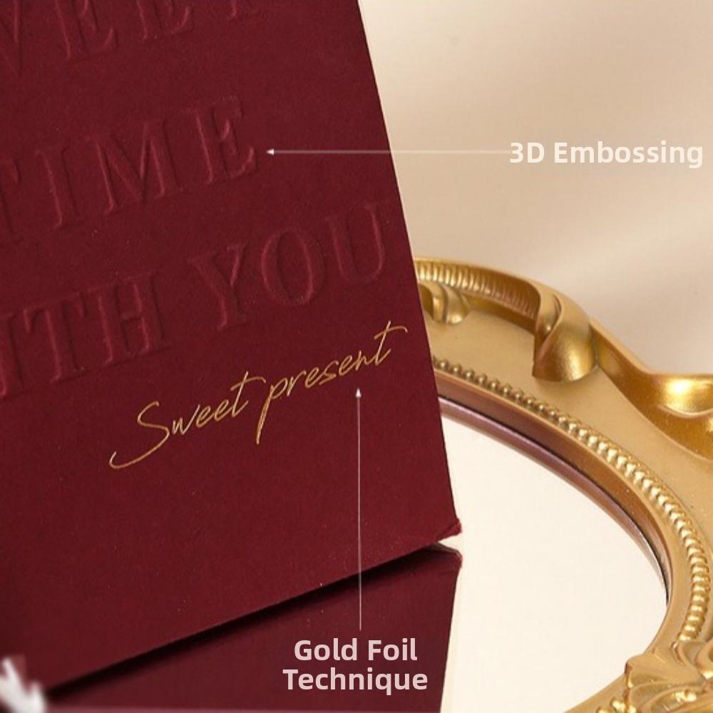 10pcs Leather Handle Wedding Gift Box Red Wedding Candy Bag Elegant Party Favor Bag  Party Supplies