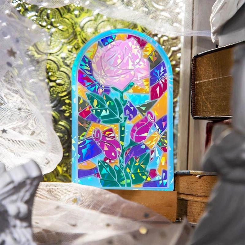 Holographische Rose Dekorative Malform Wanddekorationen Silikonform Vintage Dekorative Wandkunst Harzform