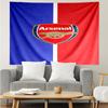 Arsenal Football Club Print Tapestry, Backdrop, Easy Setup, Ideal for Bedroom, Office & Living Room, with Aesthetic Wall Hanging Decor.
