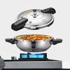 Stainless Steel High Pressure Cooker Explosion-Proof Gas Cooker Pot  Kitchen Cooking Tool
