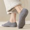 Thick Winter House Socks for Men–Coral Fleece Thermal Socks with Anti-Slip Sole, Elastic Cuff for All-Day Comfort