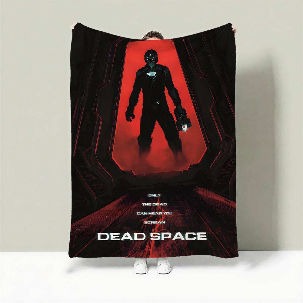 Game D-Dead Space Throw Lightweight 240g Flannel Blanket Soft Skin-friendly for Summer Cooling 75X95CM