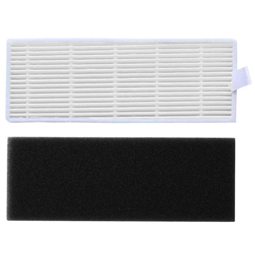 Ersatzfilter- und Seitenbürsten-Set für Roboterstaubsauger und A4e A6, A4, A4s, (18-teiliges Set)