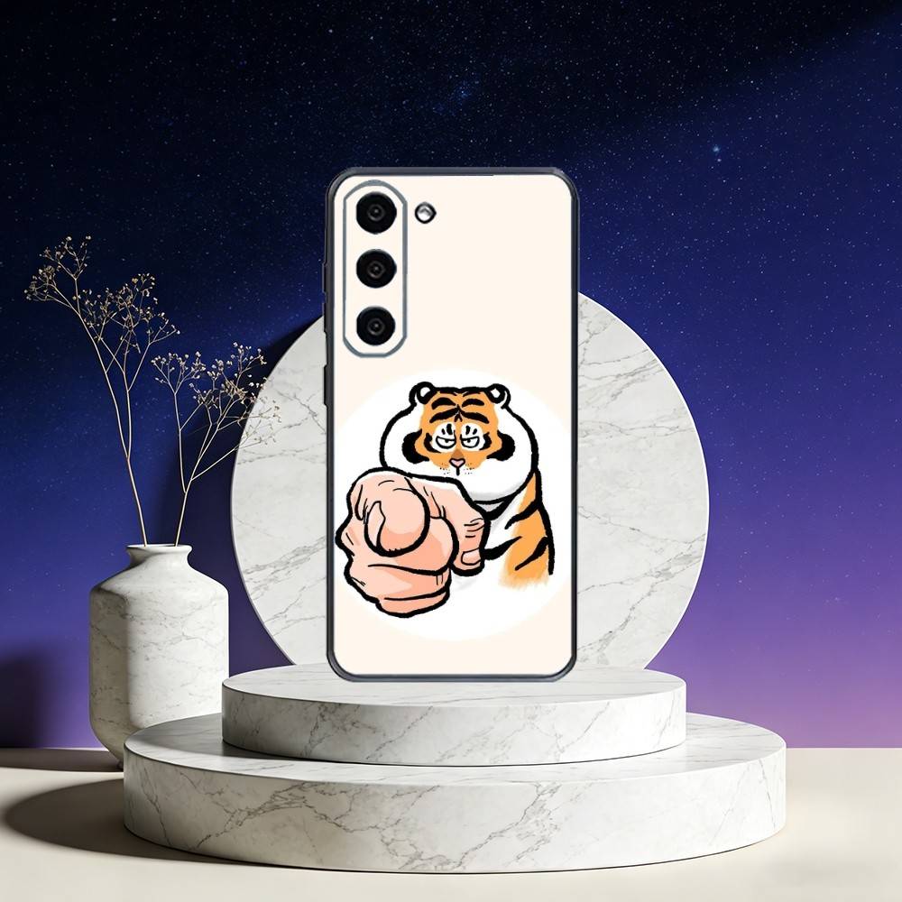 Fett T-Tiger Handyhülle Für Samsung Galaxy A73,A72,A71,A70,A53,A52,A51,Andere Weiche Schwarze Hülle
