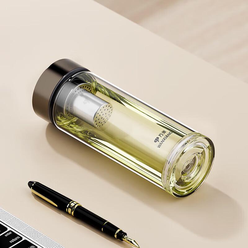 WANXIANG Single-Layer High Borosilicate Glass Tea Cup