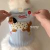 Breathable Dog Undershirt with Leash Hook Cat Clothes New Puppy Vest  for Small Dogs
