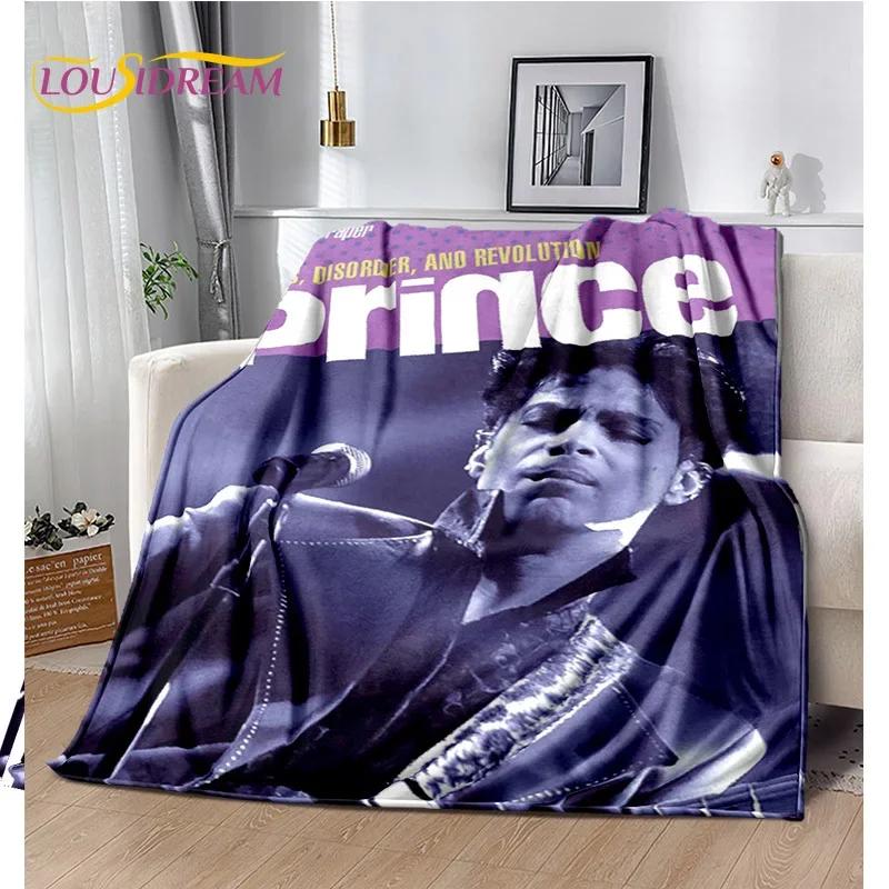 Prince Rogers Nelson Artist Purple Rain Blanket,Soft Throw Blanket for Home Bedroom Bed Sofa Picnic Travel Office Cover Blanket