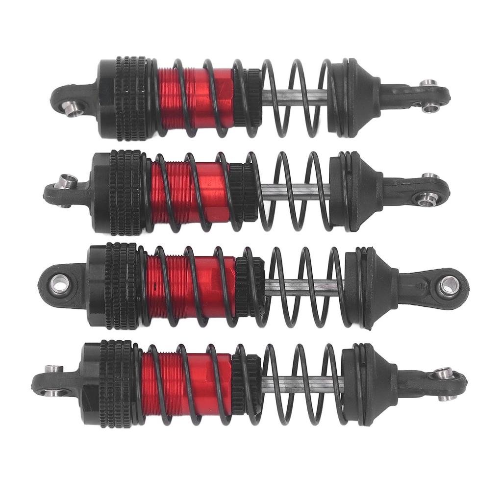4Pcs RC Car   Aluminum Alloy Stable High Elasticity Front Rear Shock Damper for LC Racing 1Celsius14 1Celsius16