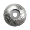 Woodworking Grinding Disc Shaping Disc for Angle Grinder with Curved Spike Surface Suitable for Sanding and Carving Wood Materials