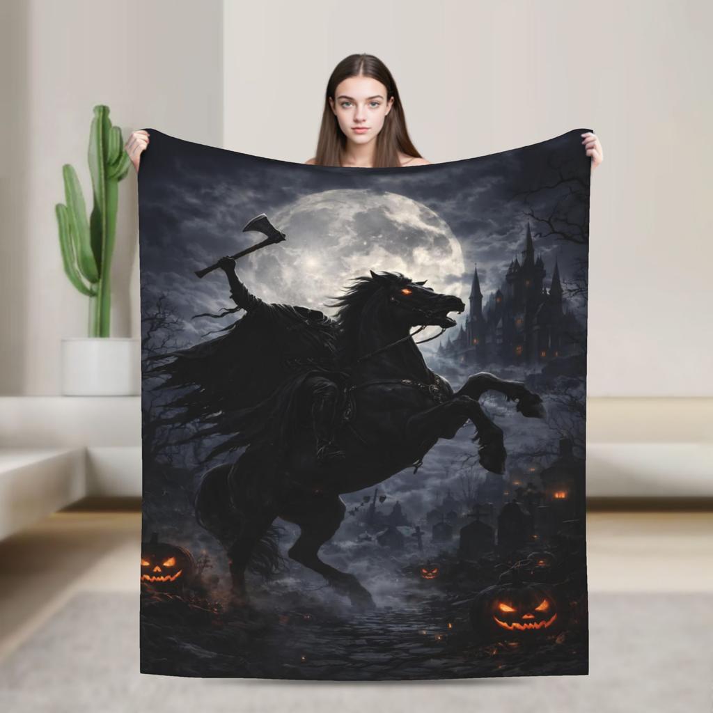 Headless Horseman? Merch Blankets Ultra-Soft Fleece Throw Blankets Comfortable Bedspread