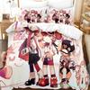 Anime Muse Dash Game Bedding Set Duvet Cover Bed Set Quilt Cover Pillowcase Comforter King Queen Size Boys Adult Bedding Set