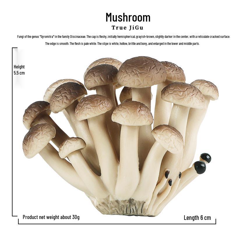 Simulated Vegetables & Mushrooms: Educational Props & Decorative Toys for Kindergarten