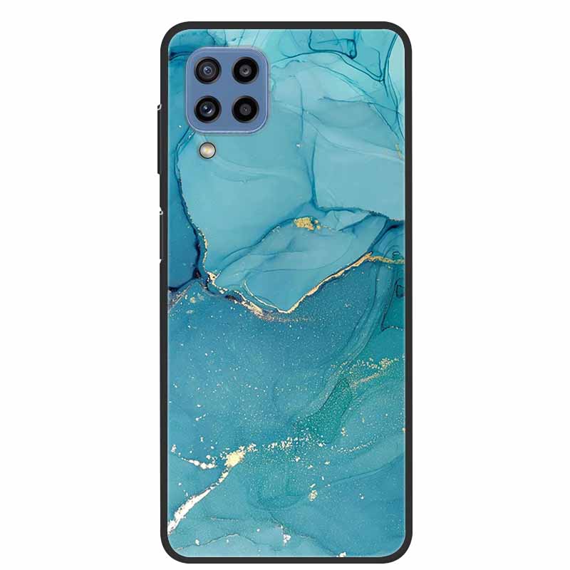 For Samsung Galaxy A12 Case Marble TPU Silicone Soft Phone CoverFor Samsung Galaxy M12 Case Samsung F12 Protector Gift New Para