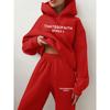 Casual Hoodie Set Winter Couple Matching Fashion Streetwear Outfit