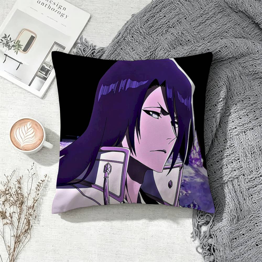 Byakuya Kuchiki Bleach Double-Sided Printed Cushion Cover Bedroom Bedside Sofa Pillow Case
